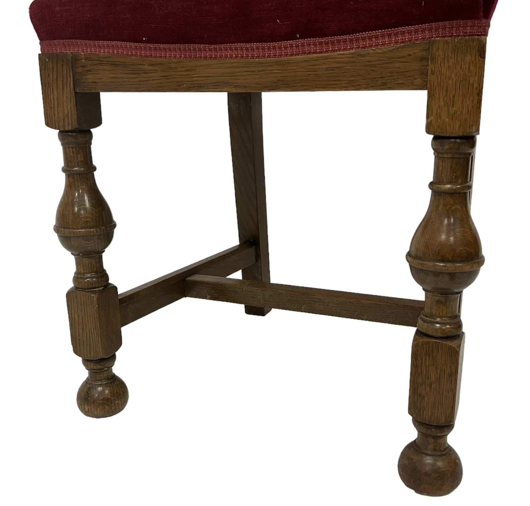 19th century oak armchair or carver dining chair - Image 8 of 9
