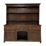 George III oak dresser