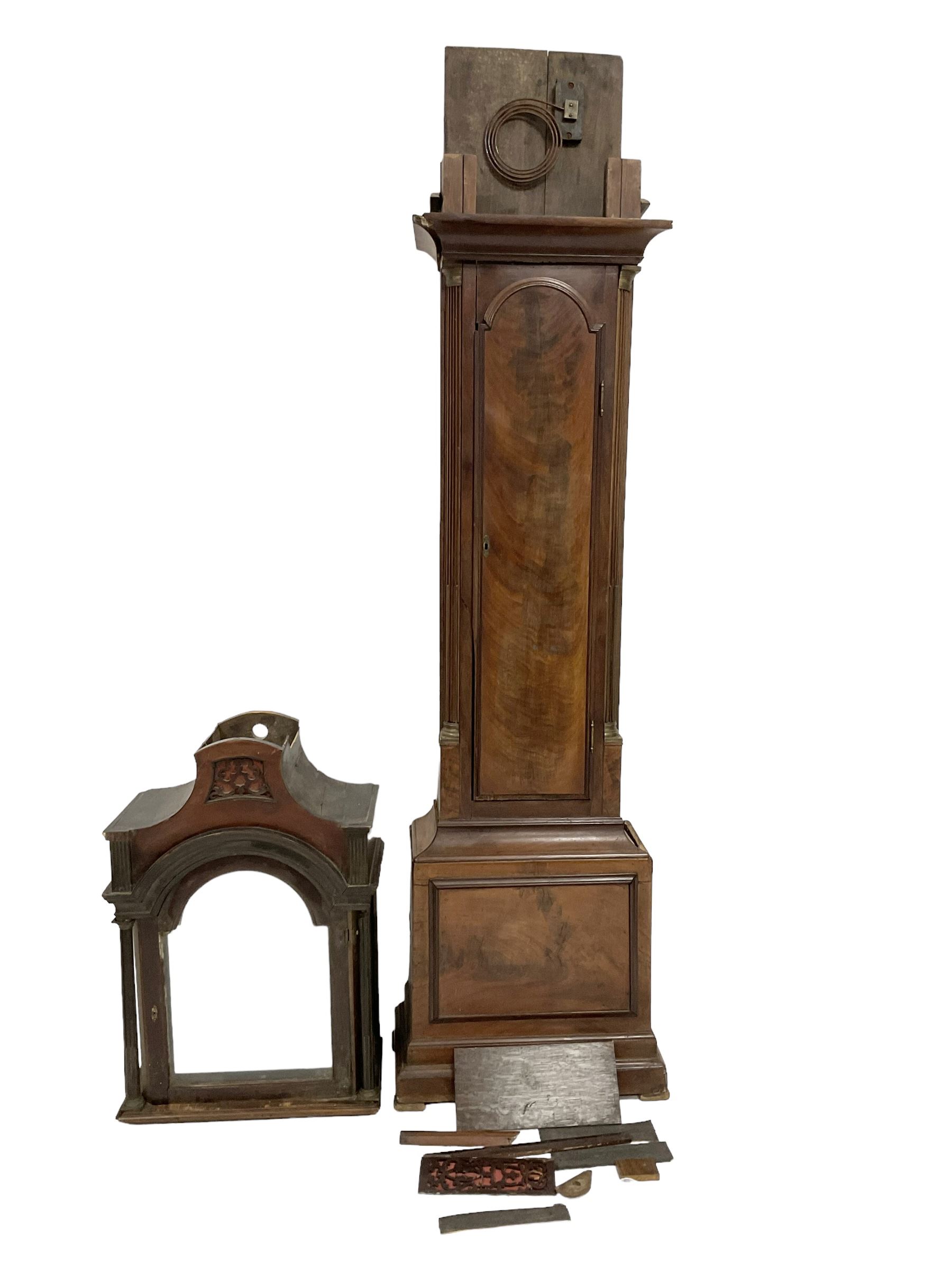 Late 18th century - Mahogany London pagoda longcase