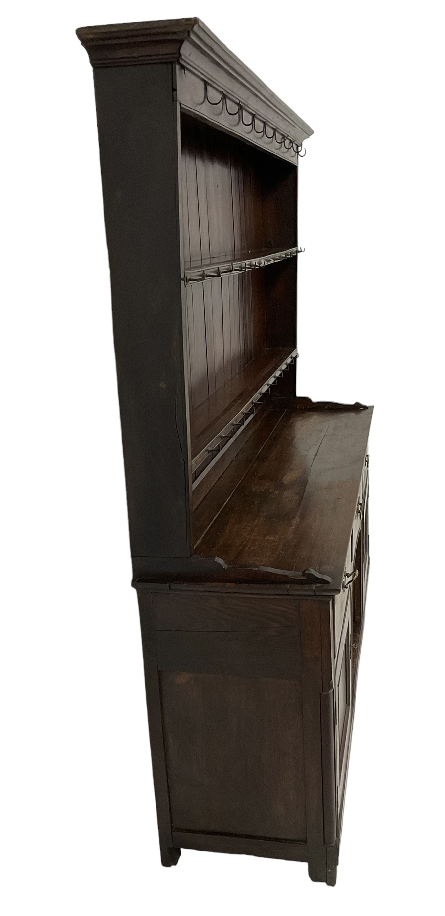 George III oak dresser - Image 6 of 6