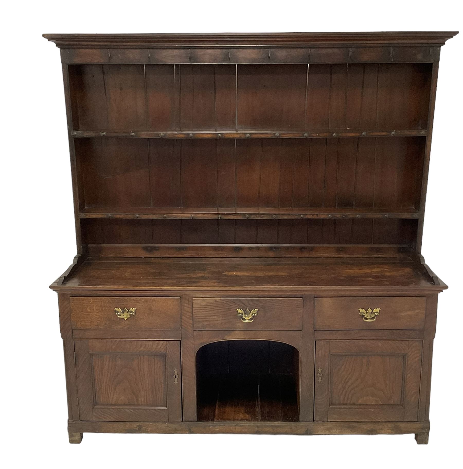George III oak dresser - Image 2 of 6