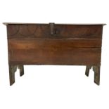 18th century oak coffer or chest