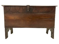 18th century oak coffer or chest