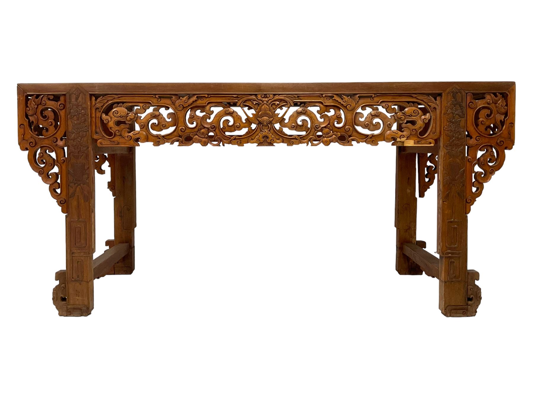 Large 19th century Chinese hardwood altar table