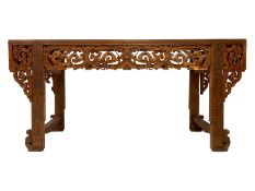 Large 19th century Chinese hardwood altar table