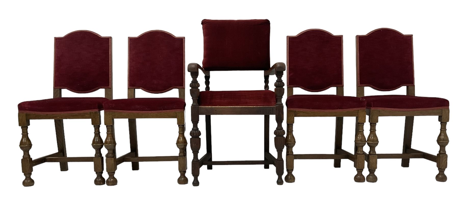 19th century oak armchair or carver dining chair