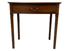 George III mahogany side table