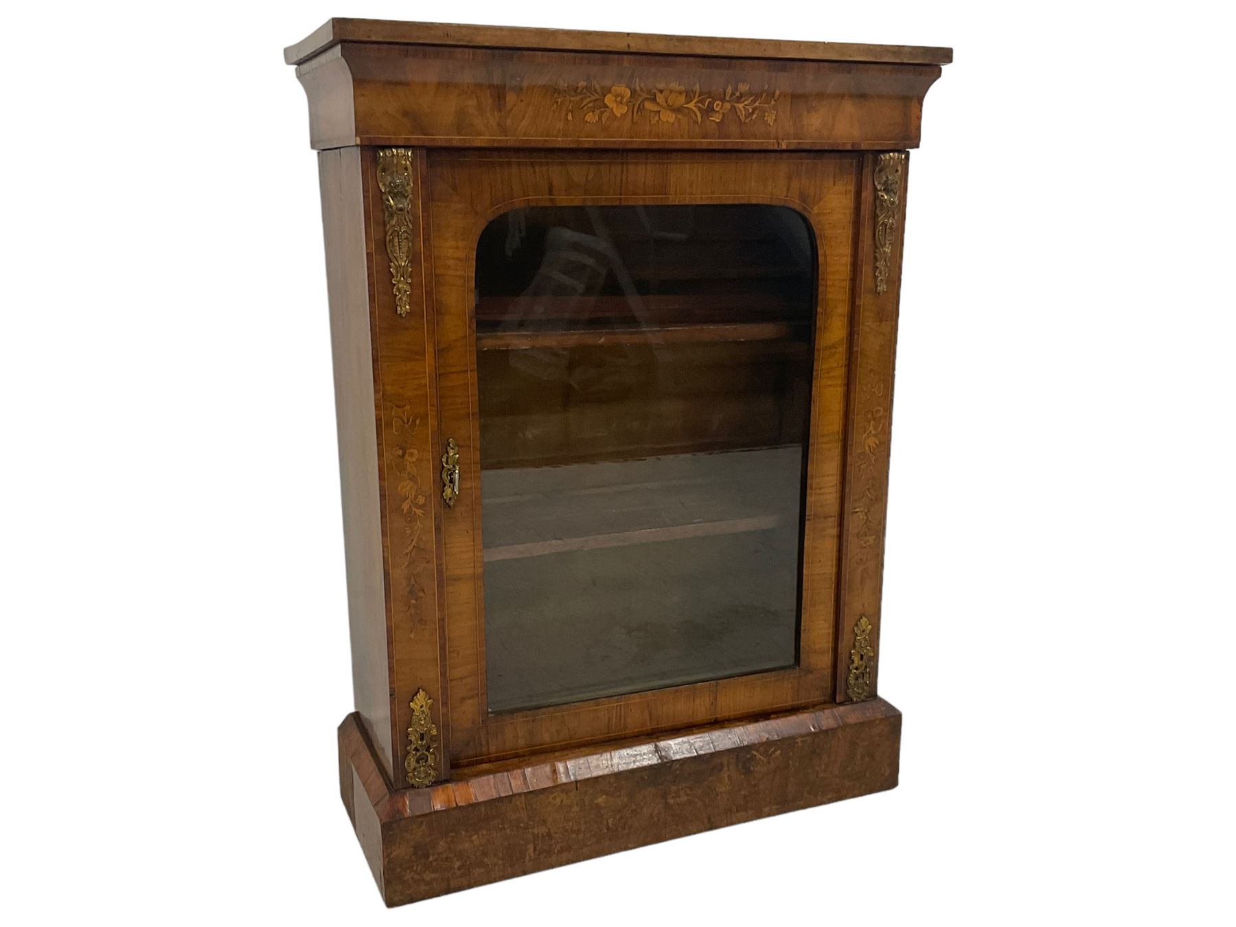 Late 19th century walnut pier cabinet - Image 4 of 9