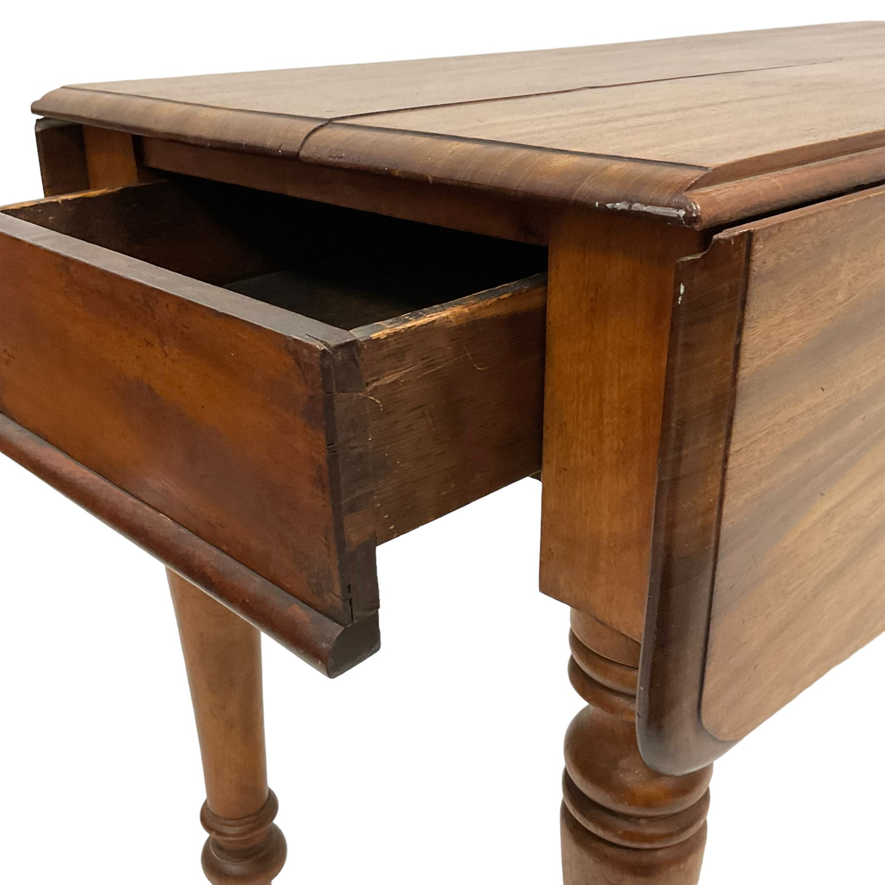 Victorian mahogany Pembroke table - Image 3 of 5