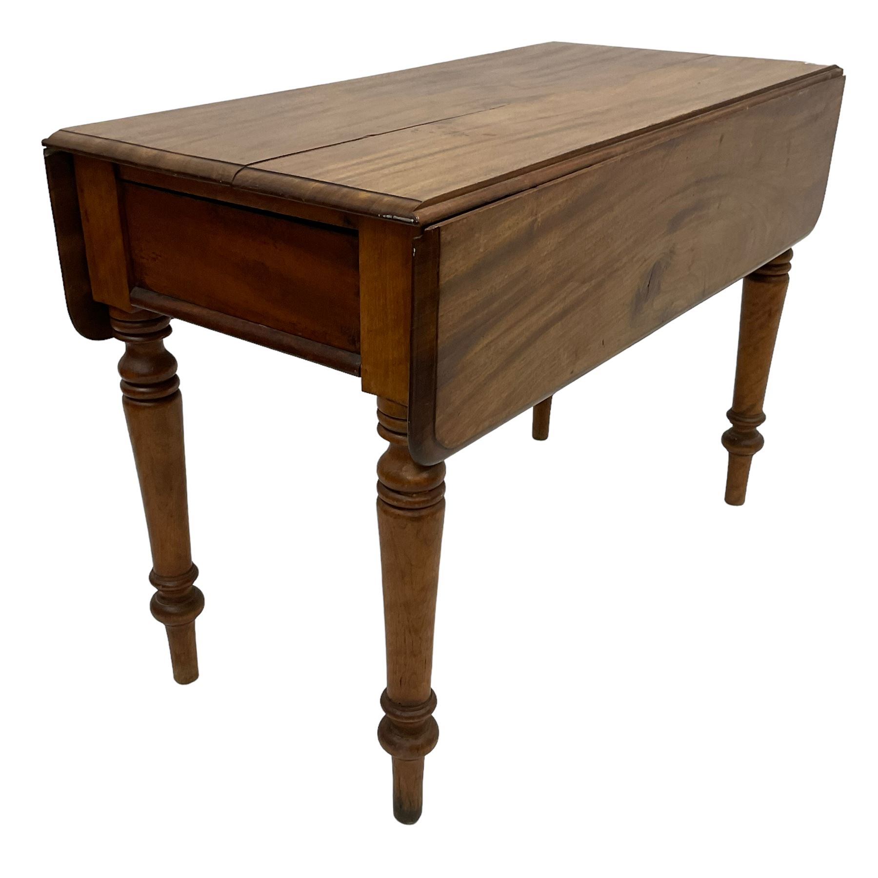 Victorian mahogany Pembroke table - Image 4 of 5