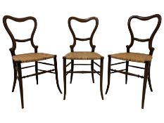 Set three Victorian chairs