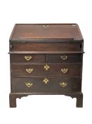 Early George III oak bureau