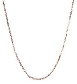 Early 20th century gold link chain necklace