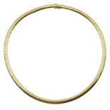 14ct gold invisible link necklace