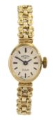 Rotary ladies 9ct gold manual wind wristwatch
