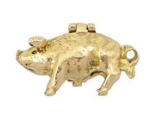 9ct gold sausage pig pendant/charm