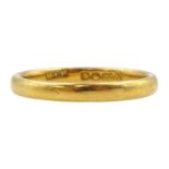 22ct gold wedding band