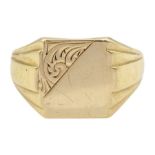 9ct gold signet ring