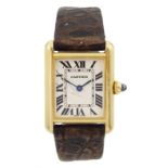 Cartier ladies 18ct gold quartz wristwatch