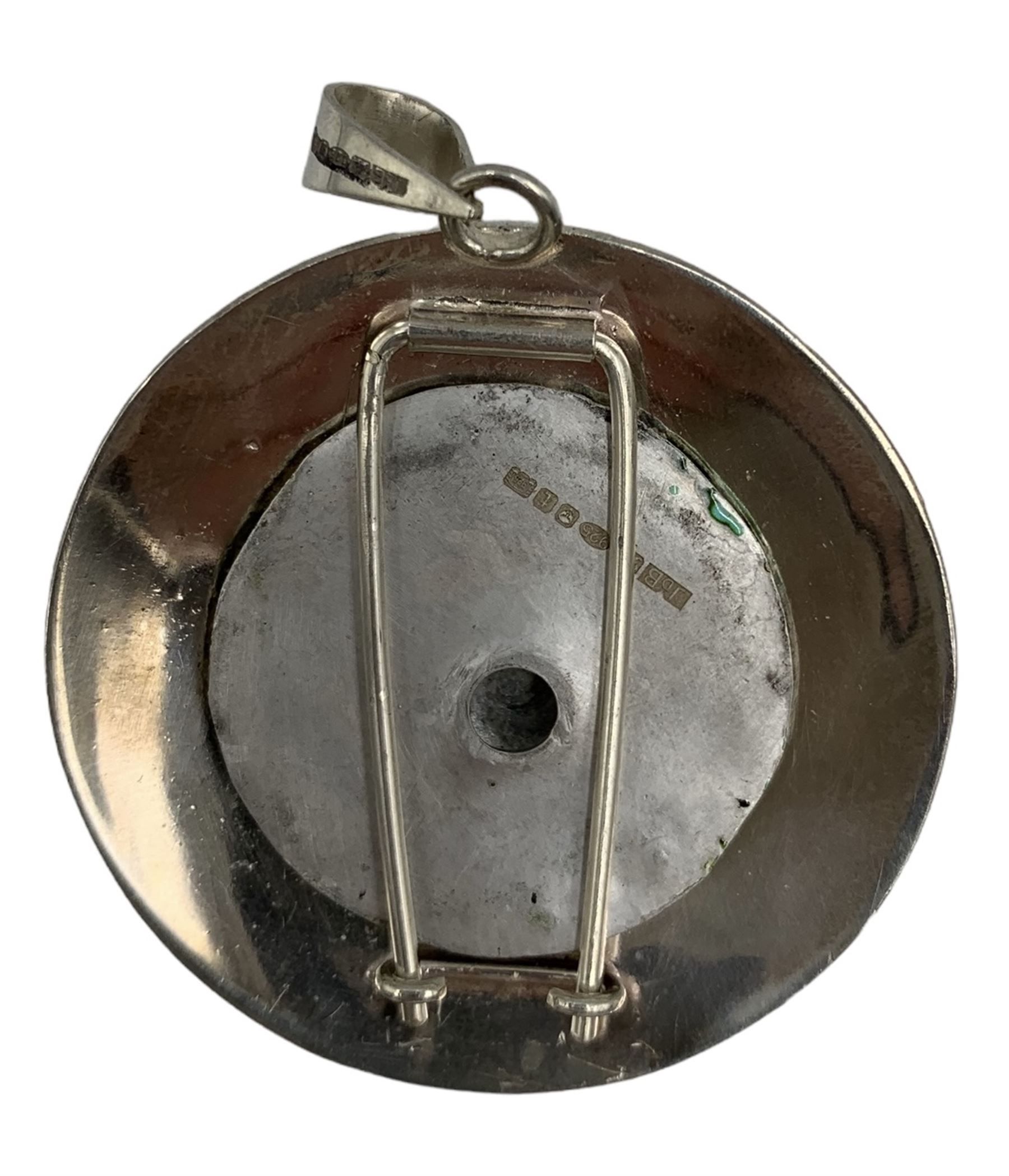 Modern silver pendant - Image 2 of 3