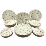 Villeroy & Boch Petite Fleur pattern table service comprising eight dinner plates