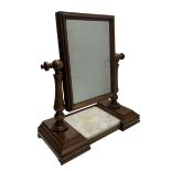 Victorian mahogany dressing table mirror