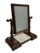 Victorian mahogany dressing table mirror