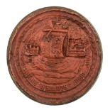 19th century wax seal-impression