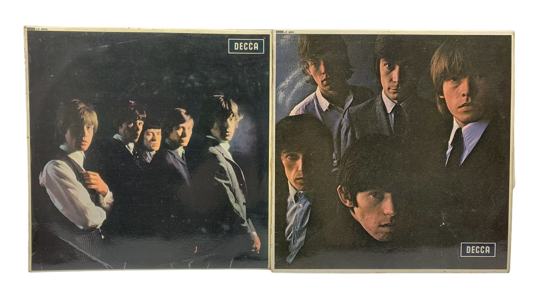 Two Rolling Stones LP's to include The Rolling Stones No. 2 (1964 UK Mono Press