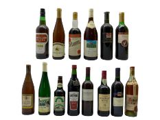 Fourteen bottles of table wine including Merlot