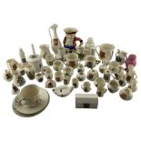 Quantity of Goss crested china including model of Queen Philippa's record chest found in Knaresborou