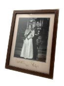 Royalty - Black and white photograph of Queen Elizabeth II and Prince Philip