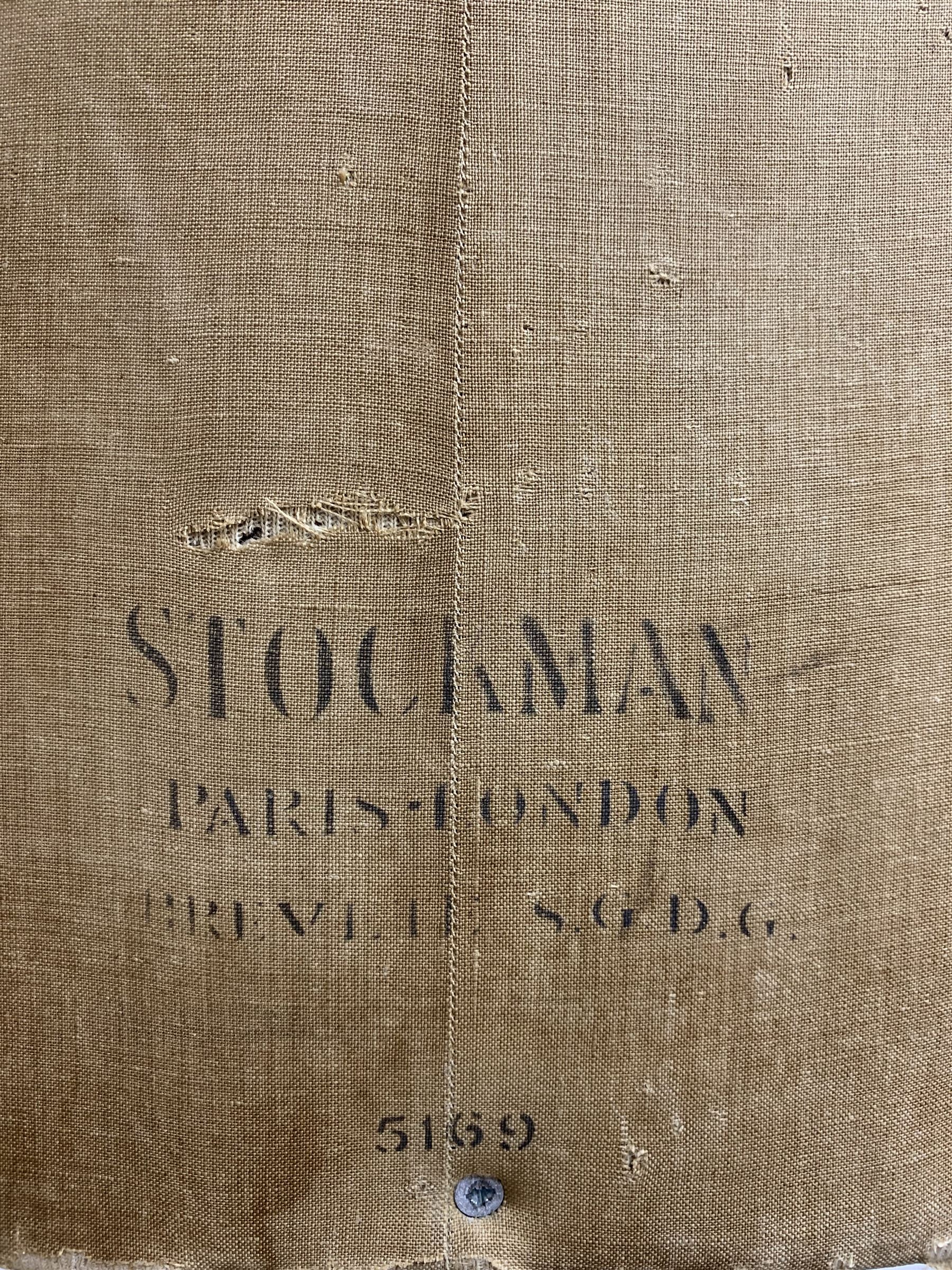 Early 20th century female torso dressmakers dummy or mannequin by Stockman - Bild 4 aus 4