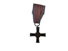 WWII Polish Monte Cassino Cross No.48577 with ribbon