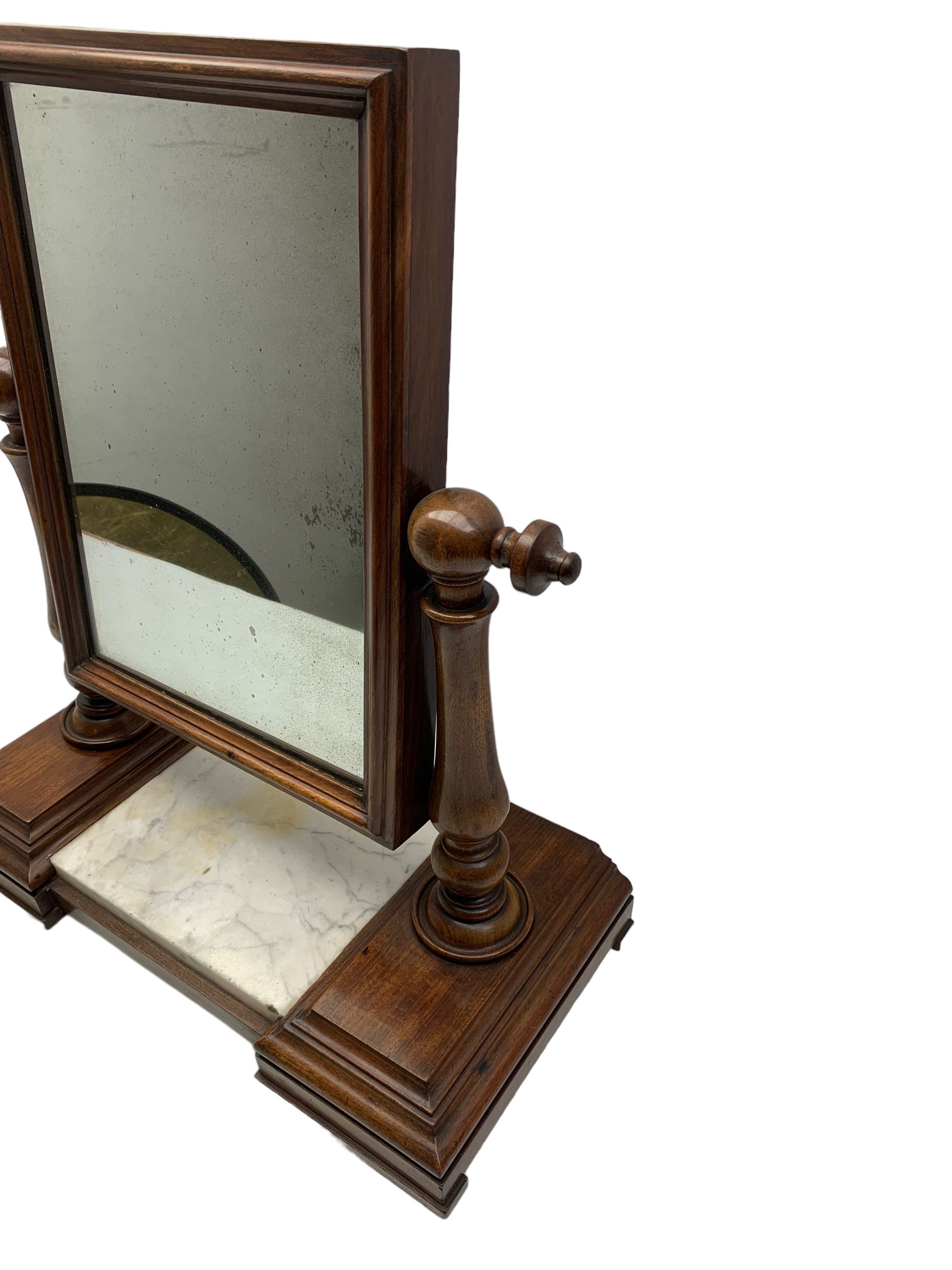 Victorian mahogany dressing table mirror - Bild 3 aus 4