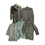 1950s Belgian military uniform including greatcoat