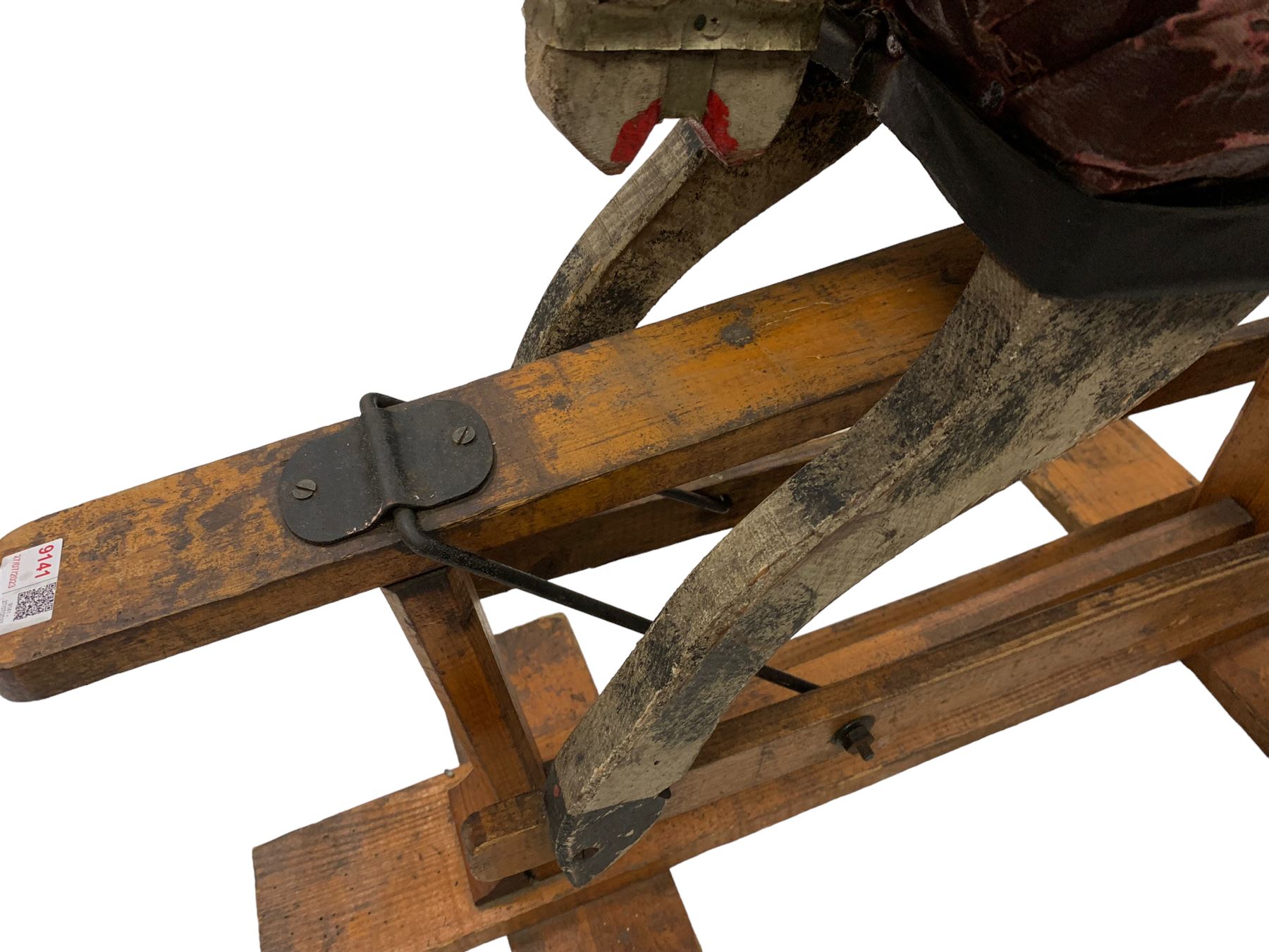 Early 20th century wooden rocking horse - Image 4 of 4