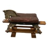 Early 20th century wooden rocking horse