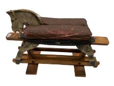 Early 20th century wooden rocking horse