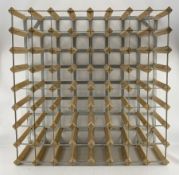 Modern 64 bottle wine rack 80cm x 80cm