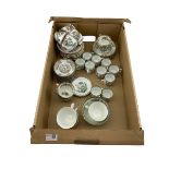 Anchor China Indian Tree pattern coffee cans and saucers