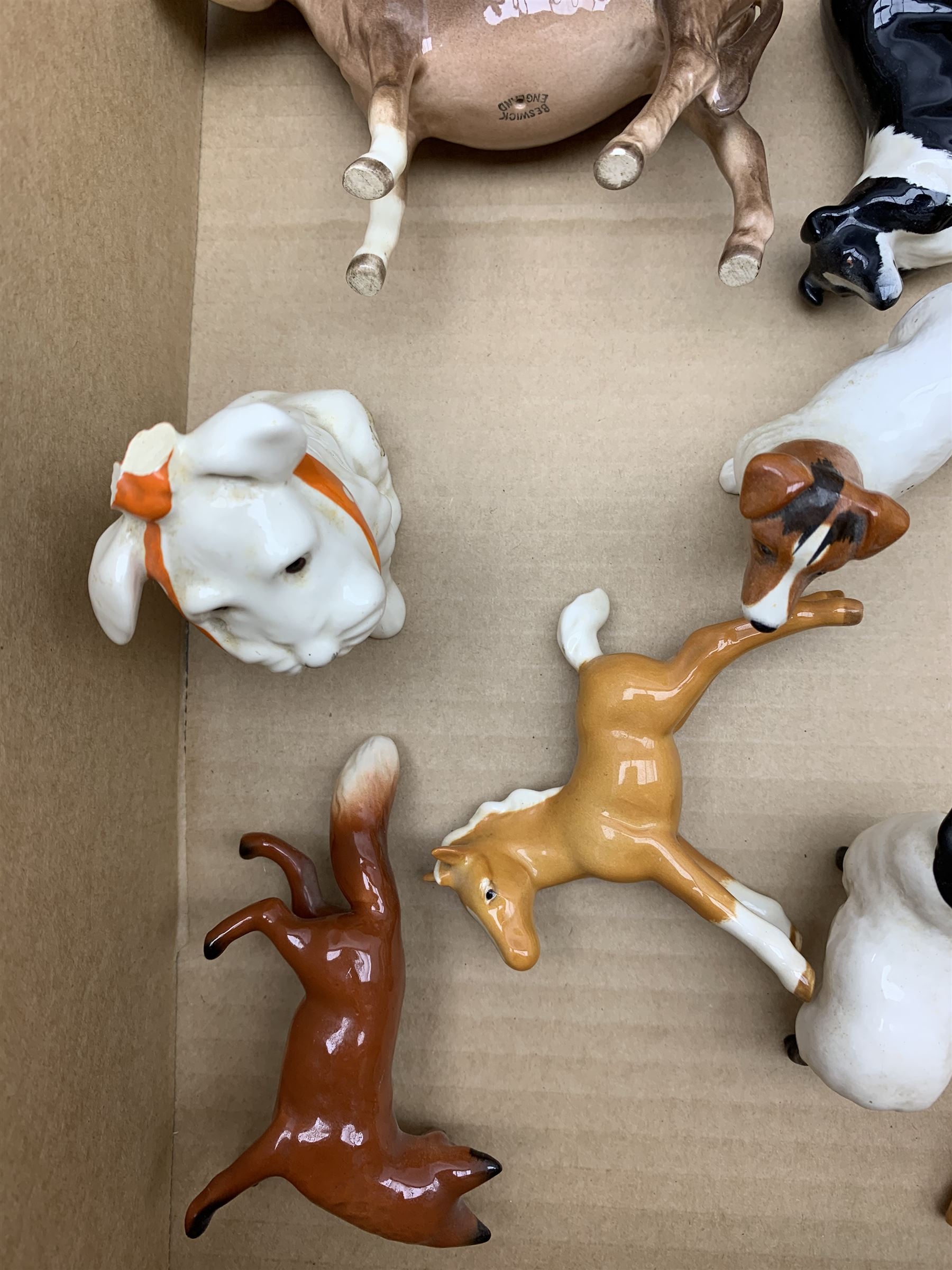 Collection of Beswick and other pottery animals - Image 6 of 6