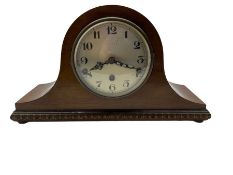 Mahogany cased Westminster chiming clock c1950