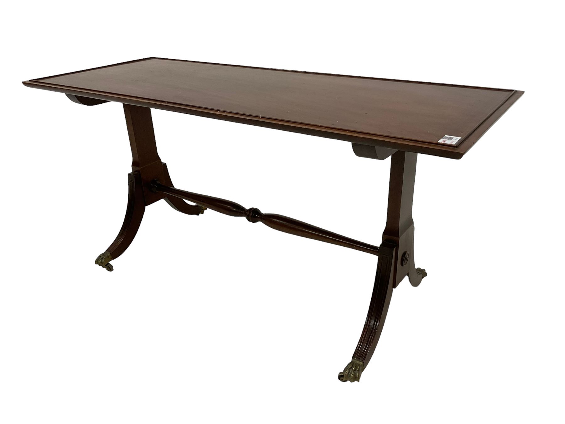 Regency design mahogany coffee table - Image 2 of 2