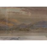 John Varley Jnr (British 1850-1933): Scottish Mountain Landscape