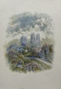 George Fall (British 1845-1925): 'Minster - York'