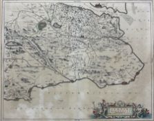 Johannes (Joan) Blaeu (Dutch 1596-1673): 'Fifae Pars Orientalis - The East Part of Fife'