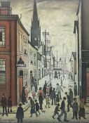 After Laurence Stephen Lowry (British 1887-1976): 'The Organ Grinder'