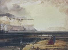 William Callow (British 1812-1908): 'The Captain's Goodbye'