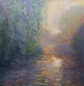 John Myatt (British 1945-) after Claude Monet (French 1840-1926): 'Morning on the Seine II'